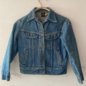 Lee jean jacket  $120